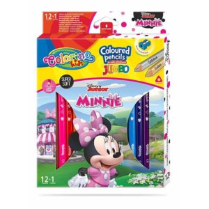 Colorino vastag színes ceruza készlet 12 db-os – Minnie