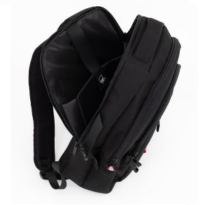 Budmil iskolatáska, hátizsák 46 cm – fekete