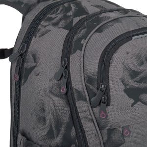 Topgal ergonomikus iskolatáska hátizsák RONY – Black Rose