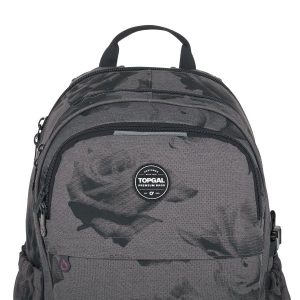 Topgal ergonomikus iskolatáska hátizsák RONY – Black Rose