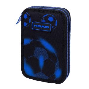 Head focis iskolatáska, hátizsák 39 cm SZETT – Blue Neon