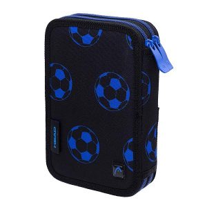 Head focis iskolatáska, hátizsák 39 cm SZETT – Blue Neon
