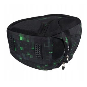 St. Right iskolatáska, hátizsák 39 cm SZETT – Green Game