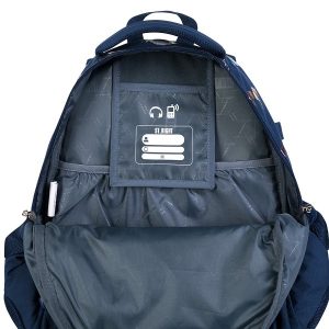 St. Right iskolatáska, hátizsák 4 rekeszes SZETT 43 cm – Holo Unicorn