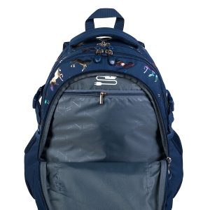 St. Right iskolatáska, hátizsák 4 rekeszes SZETT 43 cm – Holo Unicorn