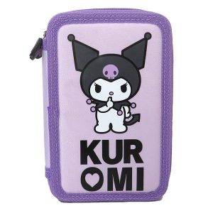 Kuromi 3 emeletes tolltartó, felszerelt – Violet
