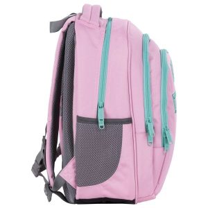 Értékcsökkentett – BackUp ergonomikus iskolatáska hátizsák – Pasztell pink