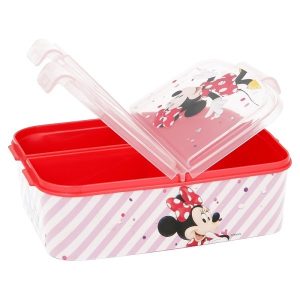 Minnie több rekeszes uzsonnás doboz – Stripes