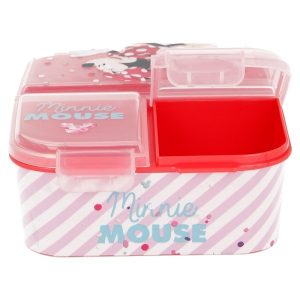 Minnie több rekeszes uzsonnás doboz – Stripes