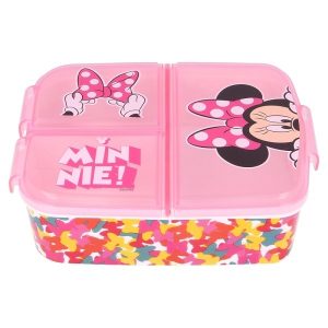Minnie több rekeszes uzsonnás doboz